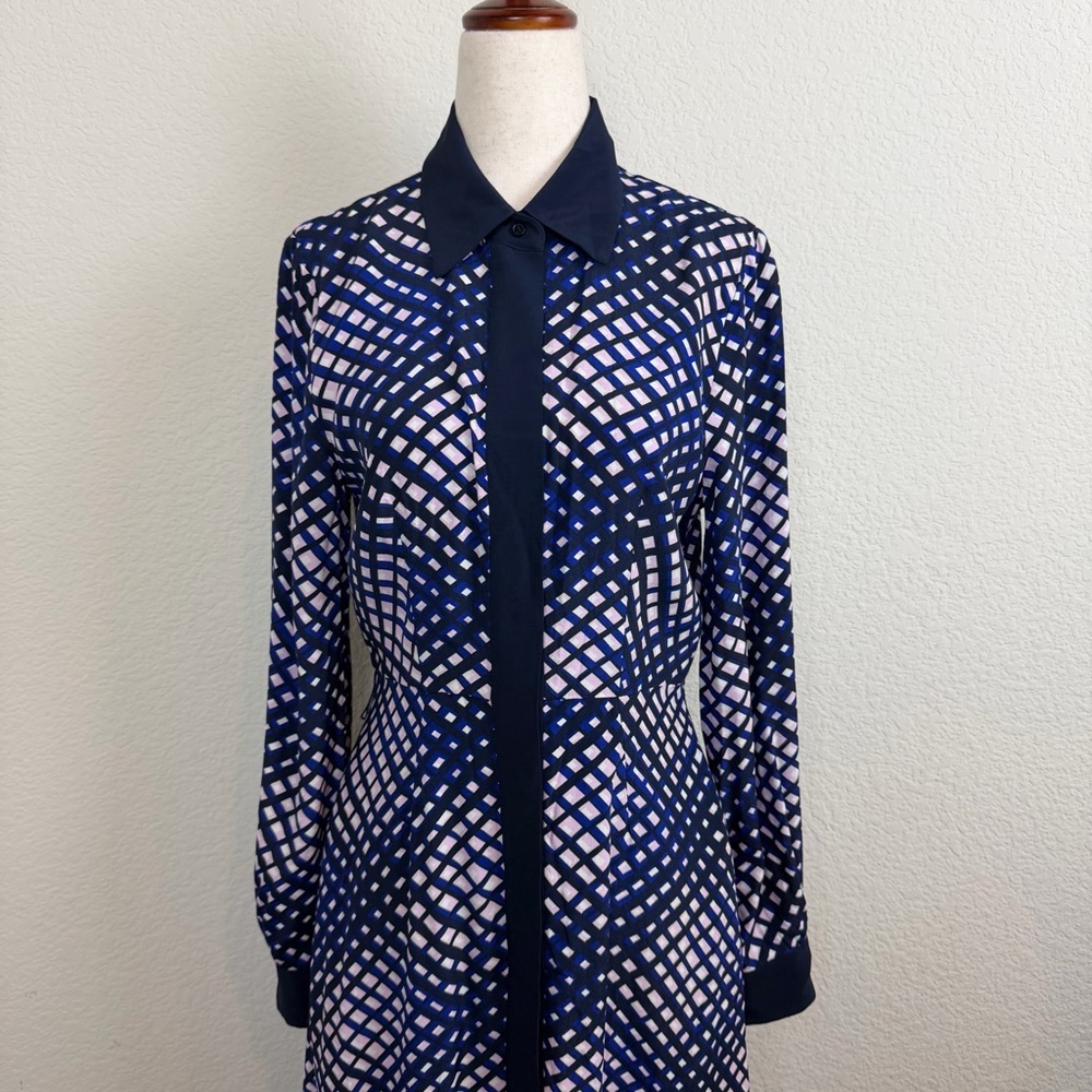 Hobbs Blue Elodie Shirt Dress - Picture 5 of 9